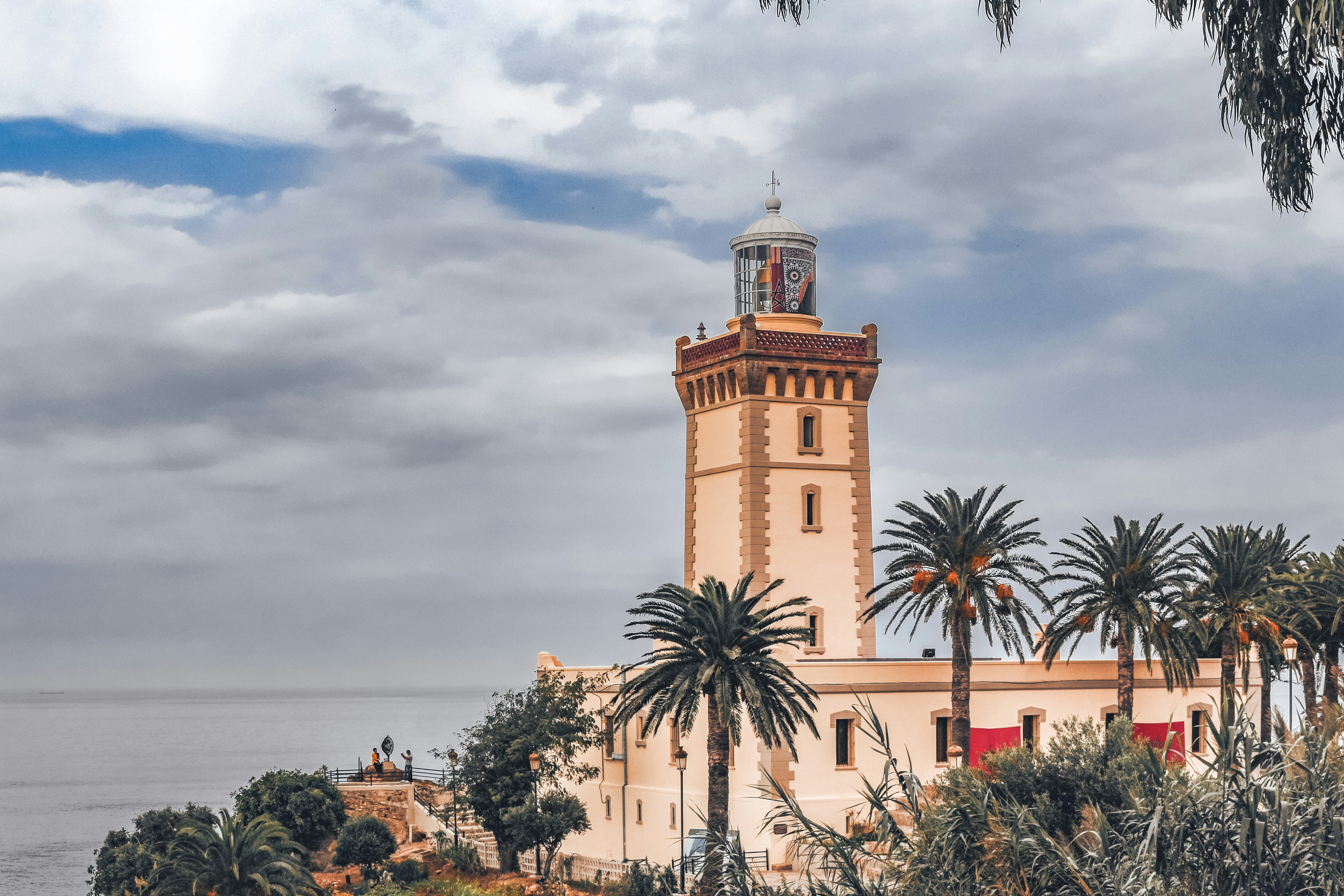 Panorama di Tangeri con vista sul Mediterraneo